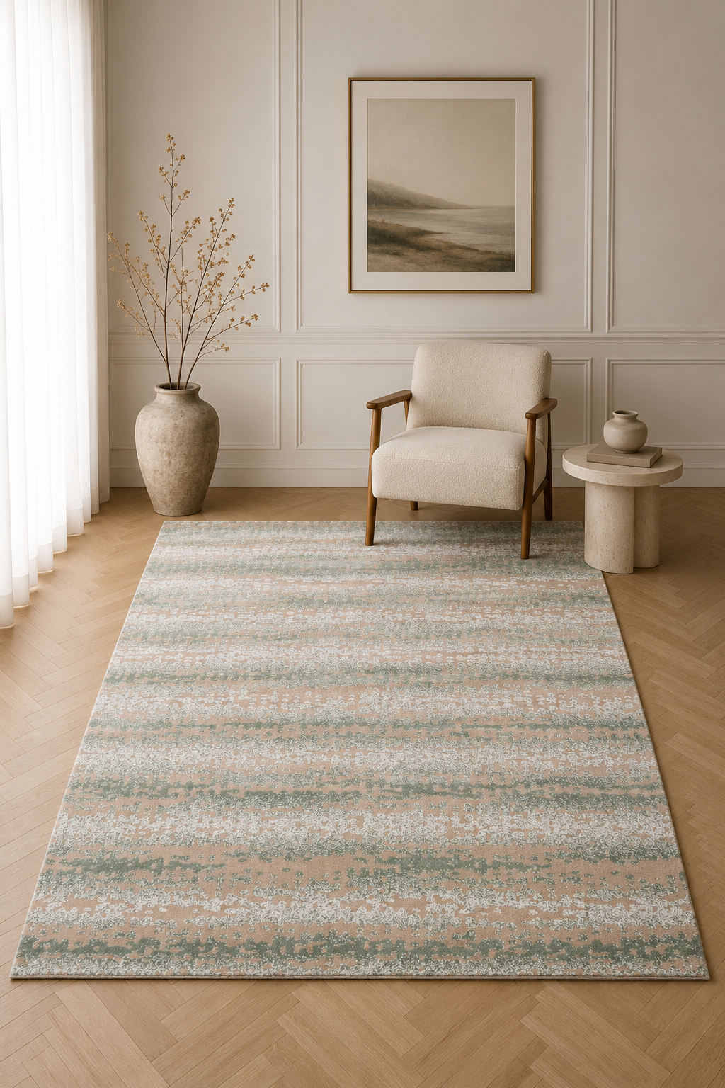 Nevada Desert Bloom Contemporary Carpet Collection