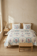 Taç Selina Double Quilt Cover Set – Elegant Floral Soft Bedding – Premium Turkish Bedroom Collection