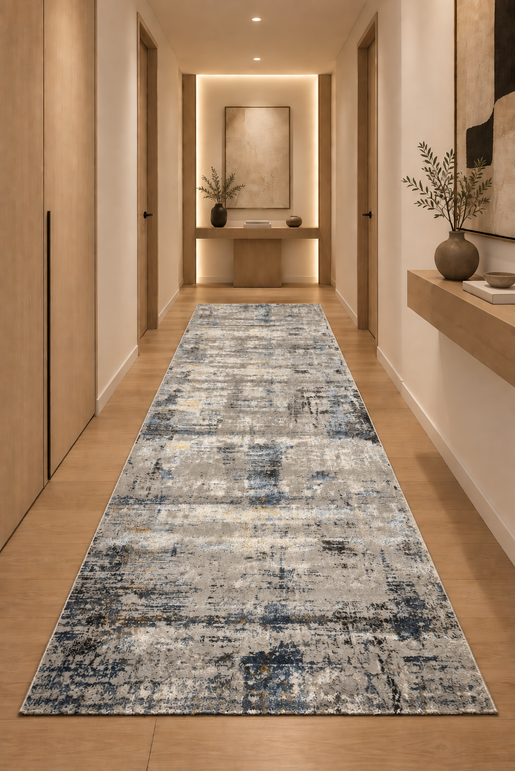 Palma 75 Dark Grey Runner – Sleek Modern Hallway Accent
