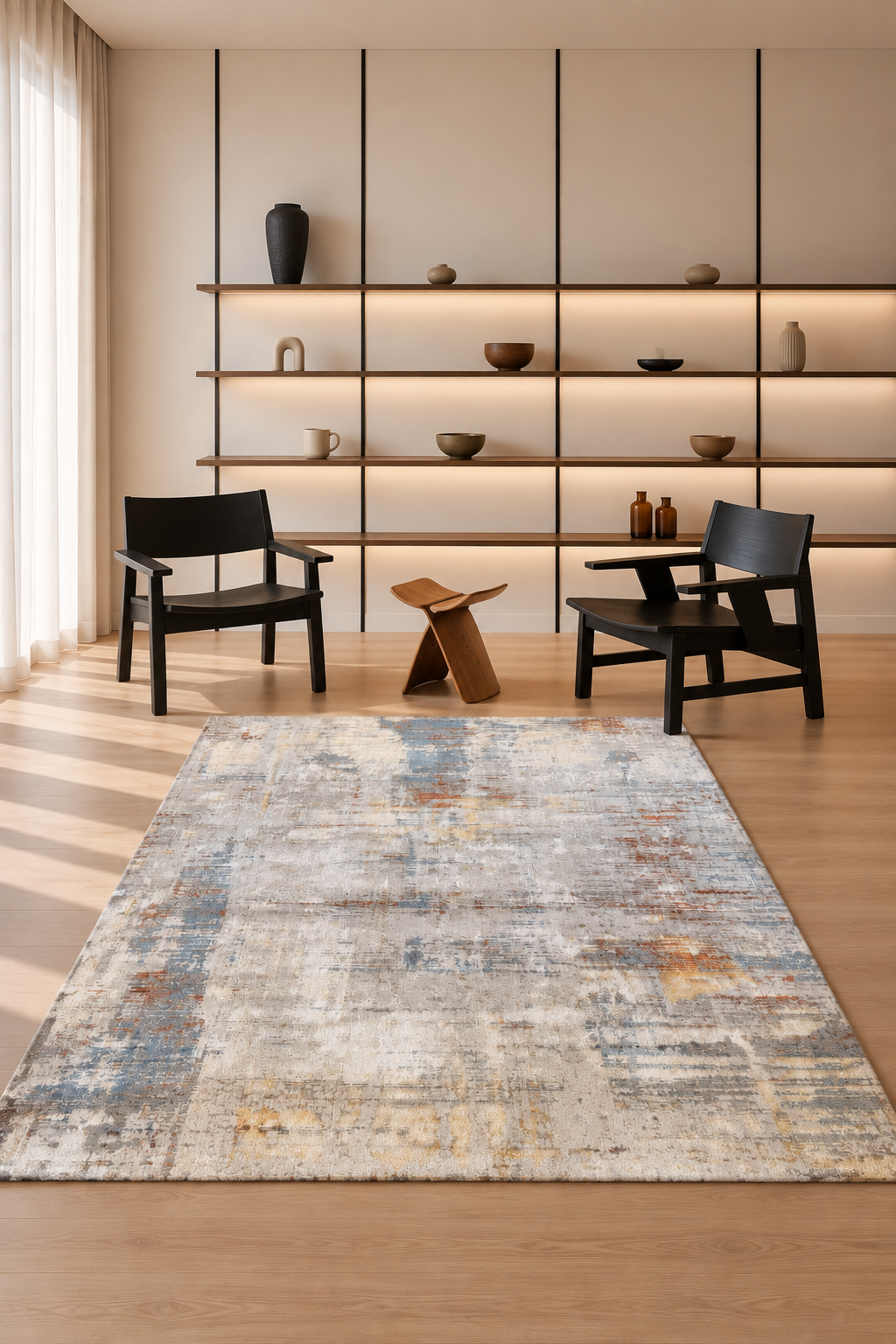 Palma 75 Grey Multi Modern Carpet – Sleek Style with Subtle Texture