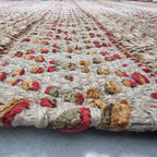 Jute Horizon Tribal Diamond Rug – IC-14719 | Handwoven Rustic Elegance
