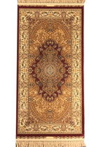 Shahrazad Merlot Red Classic Carpet – Elegant Geometric Design in Deep Red