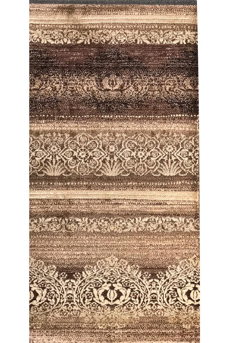 Capital Brown & Beige Vintage Carpet – Classic Geometric Design for Timeless Interiors