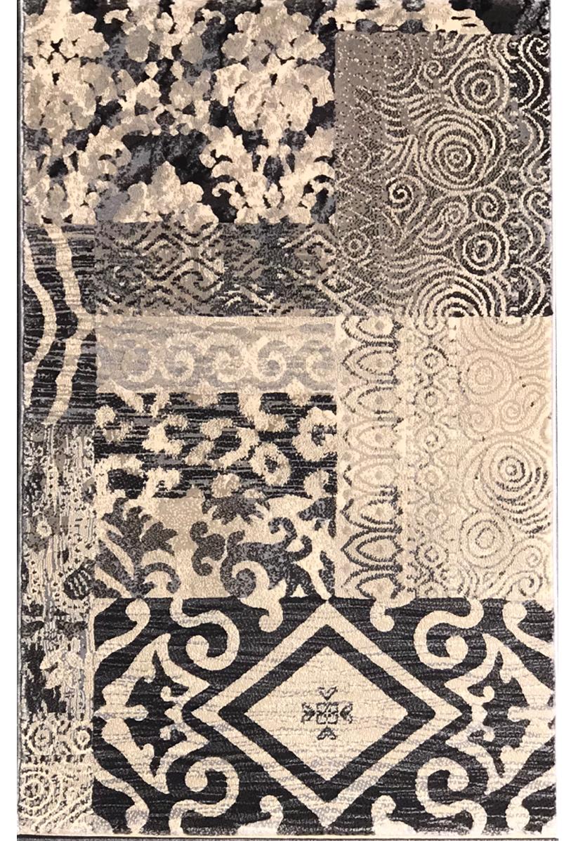 Capital Grey Vintage Carpet – Timeless Geometric Elegance for Modern Spaces