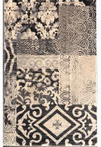 Tapis Capital Grey Vintage – Élégance géométrique intemporelle pour les espaces modernes