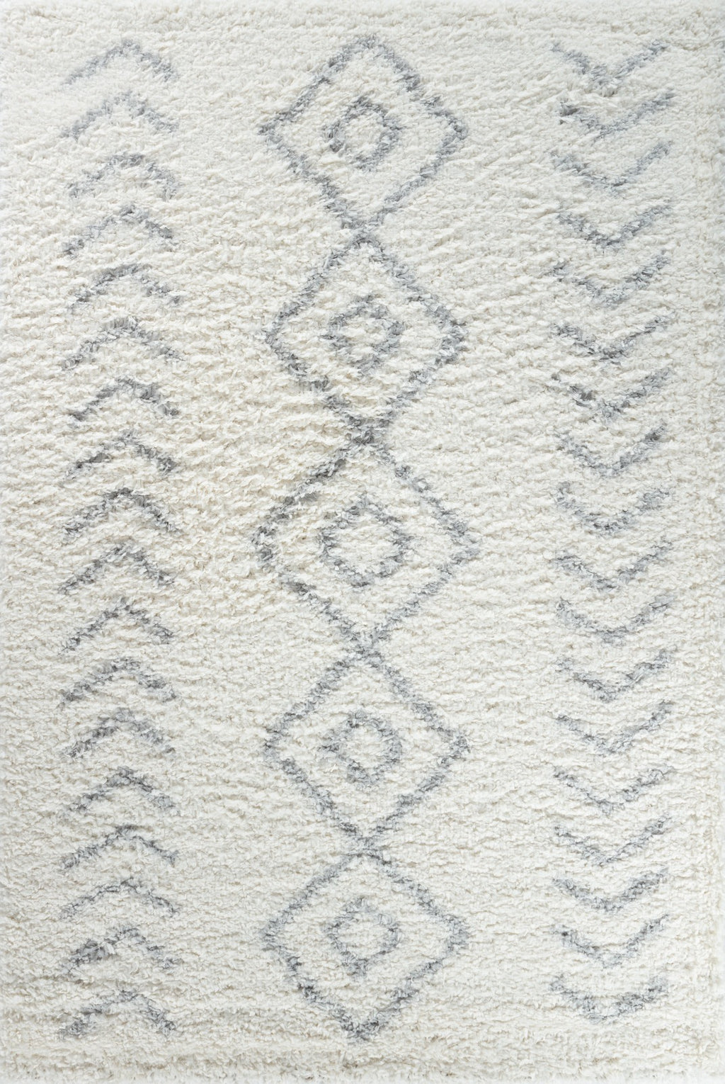 Panama Shaggy 08685A Grey & Cream Carpet – Stylish Contrast with Cozy Texture