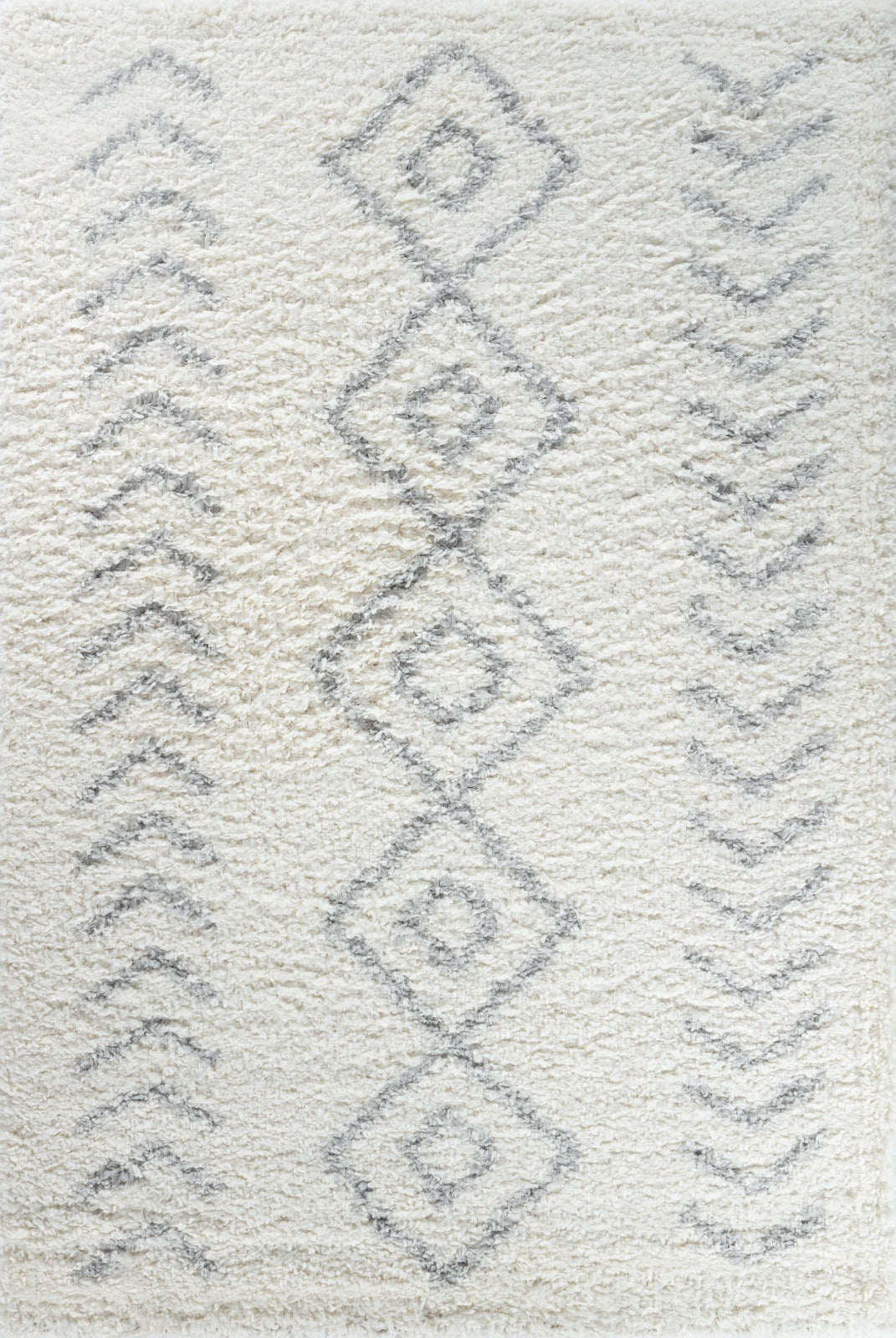 Panama Shaggy 08685A Grey & Cream Carpet – Stylish Contrast with Cozy Texture