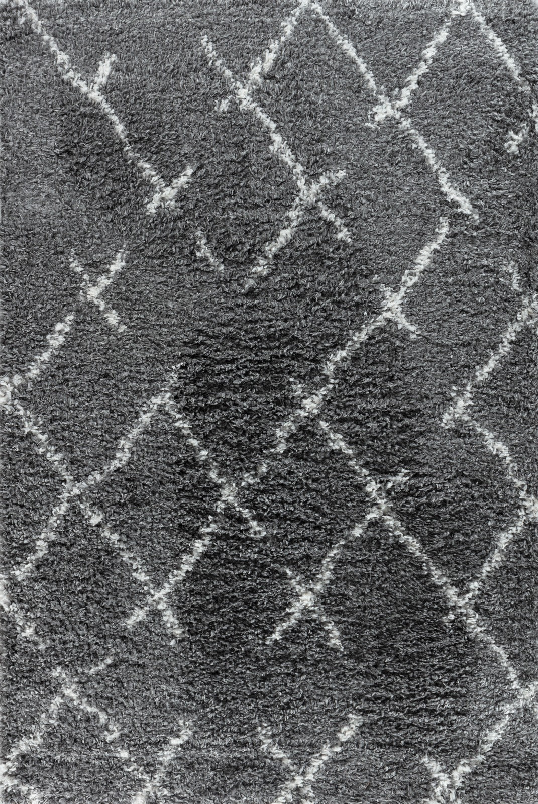 Panama Shaggy 08687A Cream & Anthracite Carpet – Bold Elegance with Plush Texture