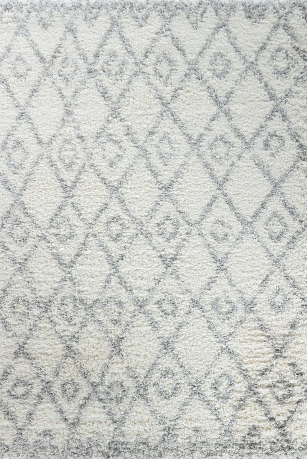 Panama Shaggy 08697A Grey & Cream Carpet – Contemporary Contrast with Soft Shaggy Texture