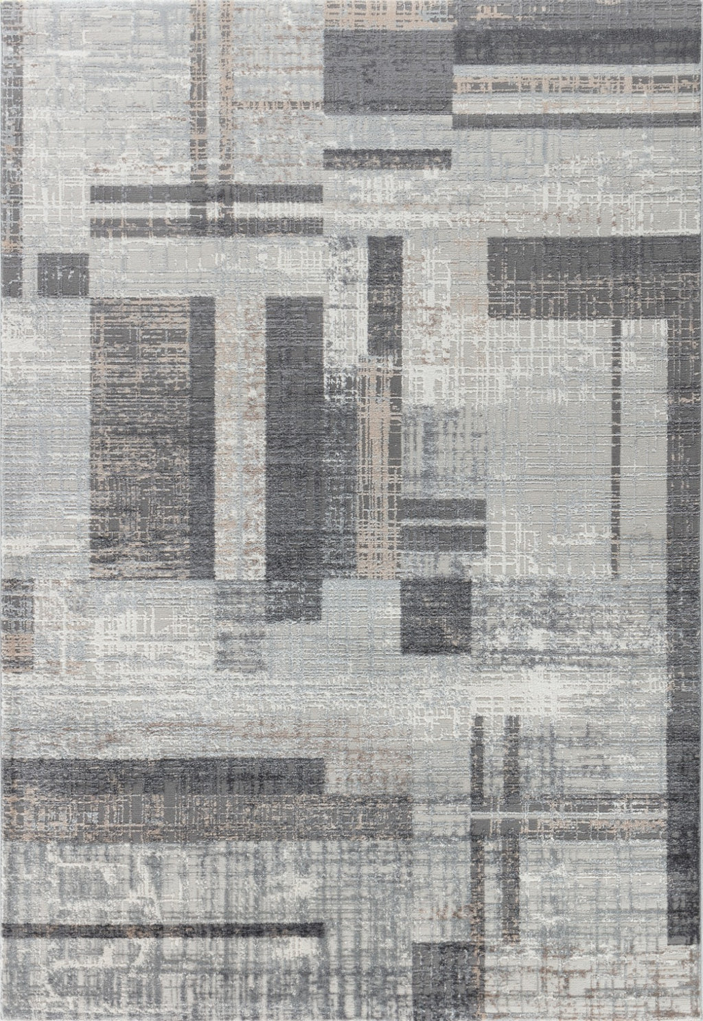 Efes 49 Grey Geometric Pattern Carpet – Stylish & Practical for Home Interiors