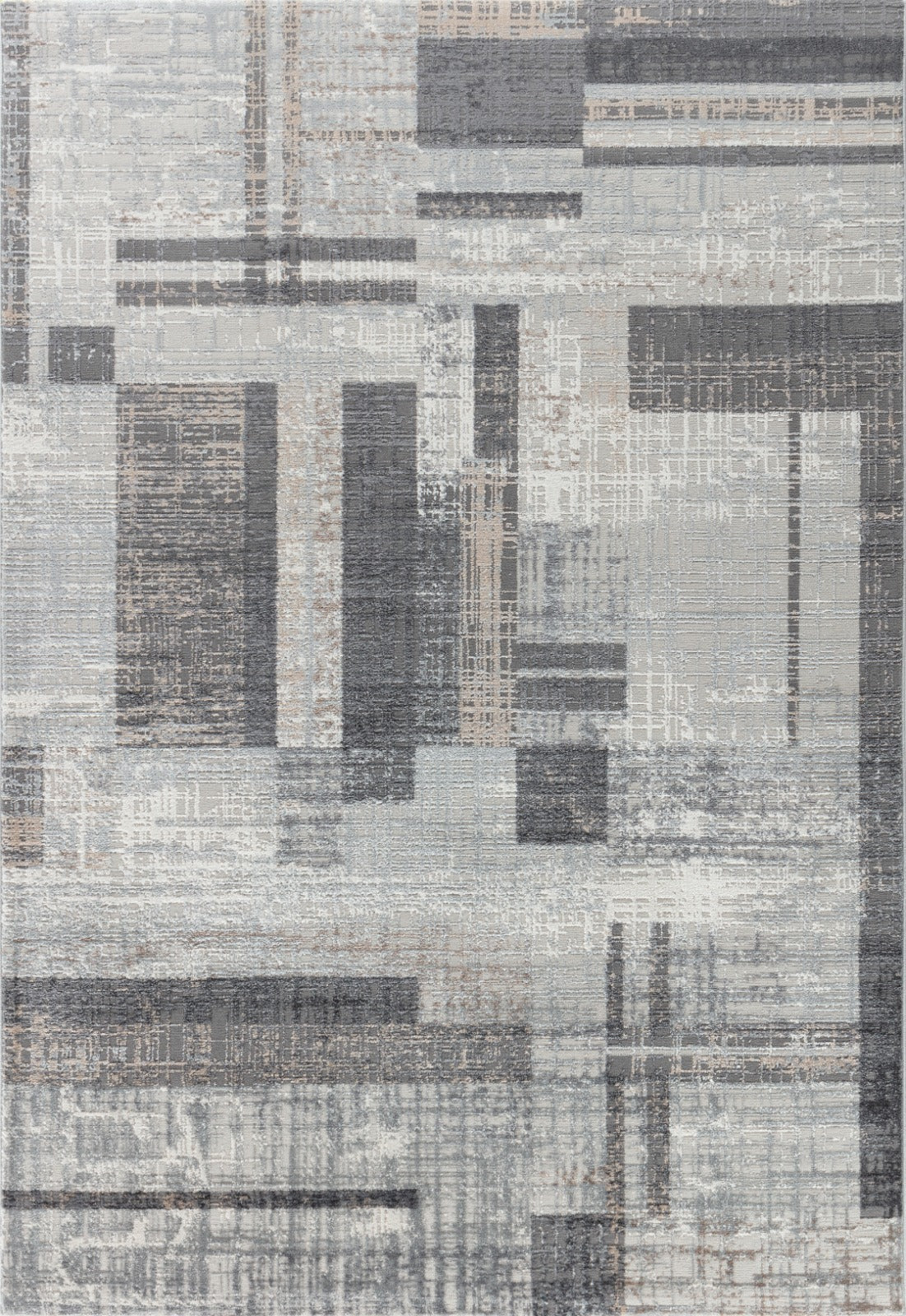 Efes 49 Grey Geometric Pattern Carpet – Stylish & Practical for Home Interiors