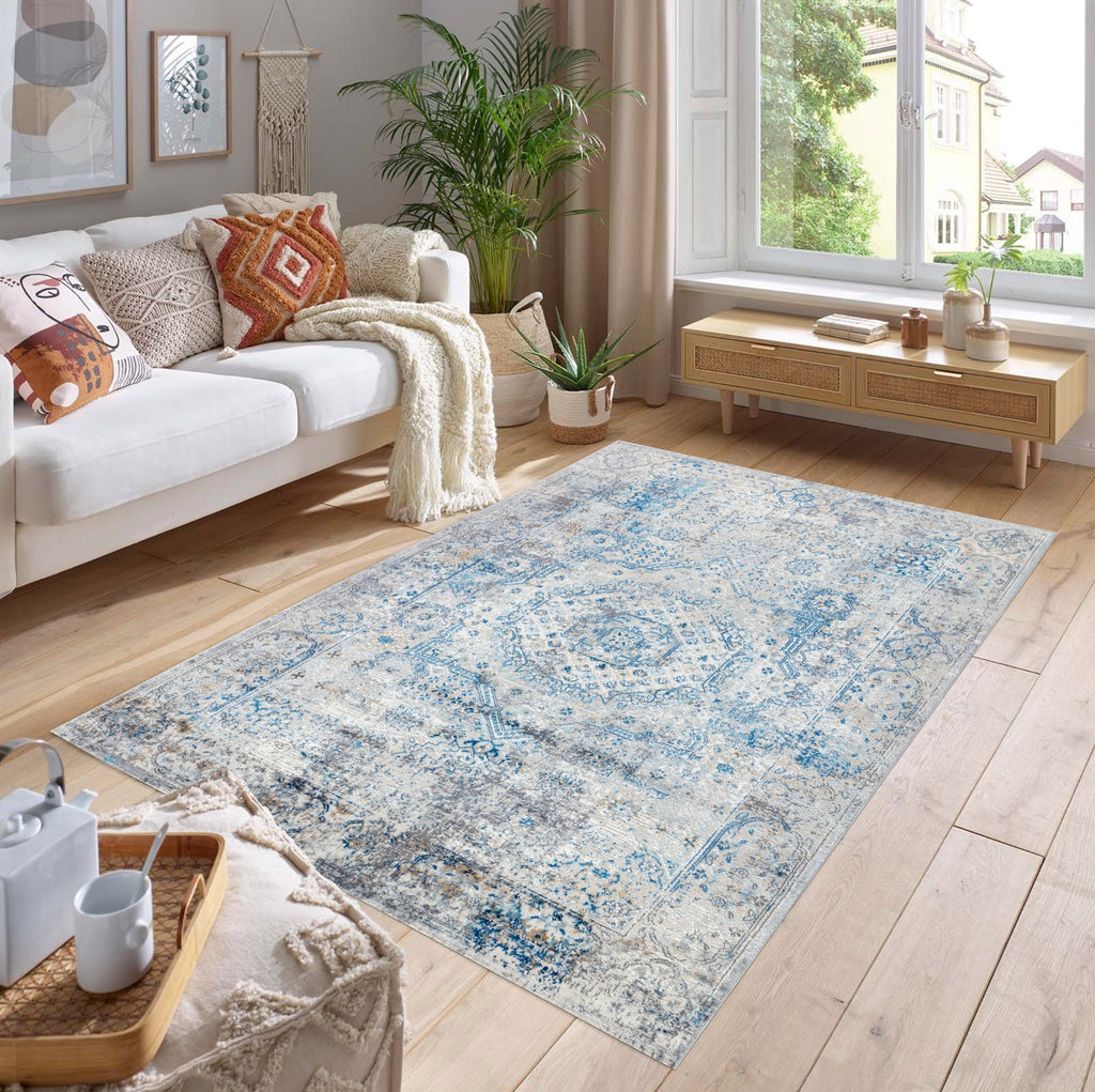 Efes 62 Grey Vintage Carpet – Stylish & Practical for Home Interiors