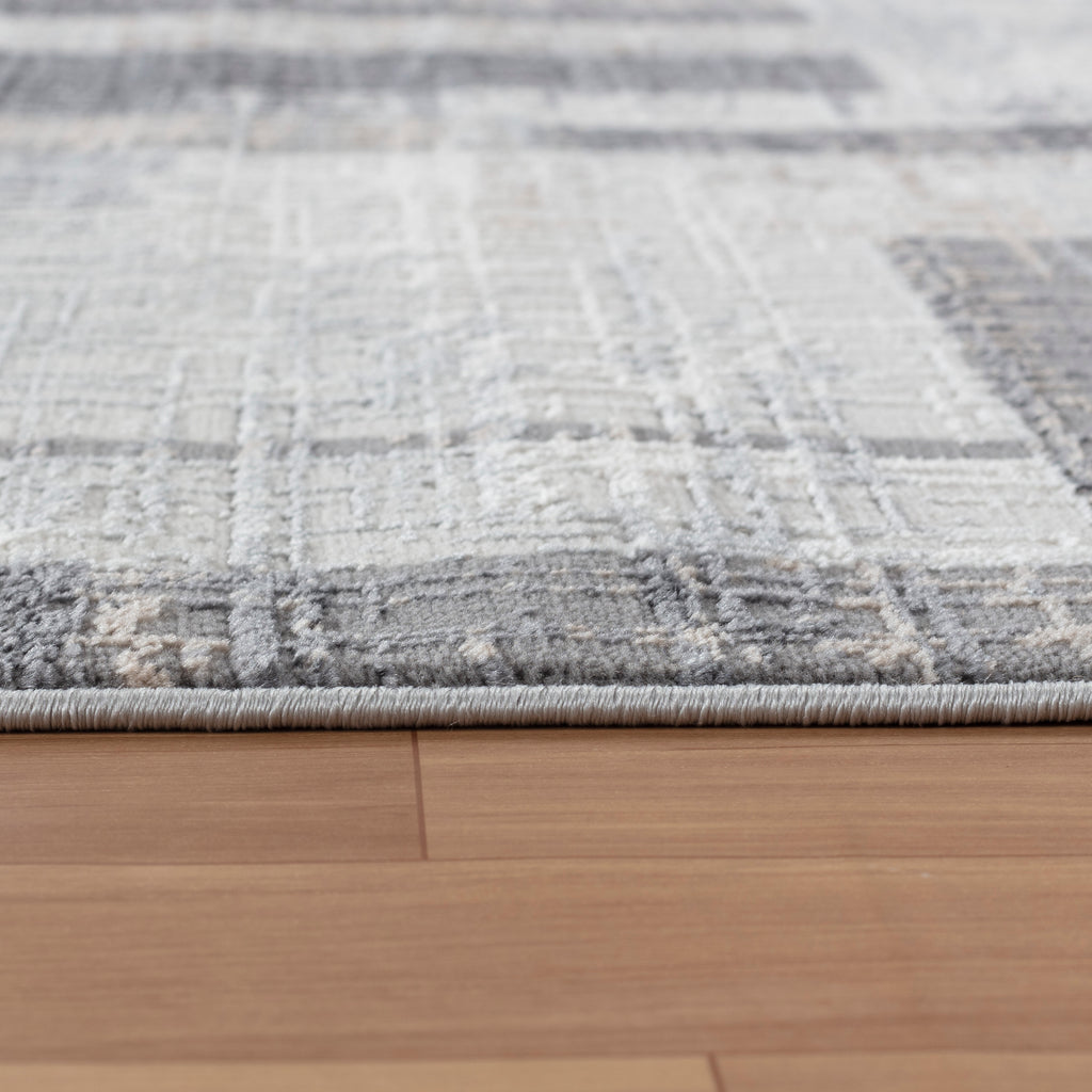 Efes 49 Grey Geometric Pattern Carpet – Stylish & Practical for Home Interiors