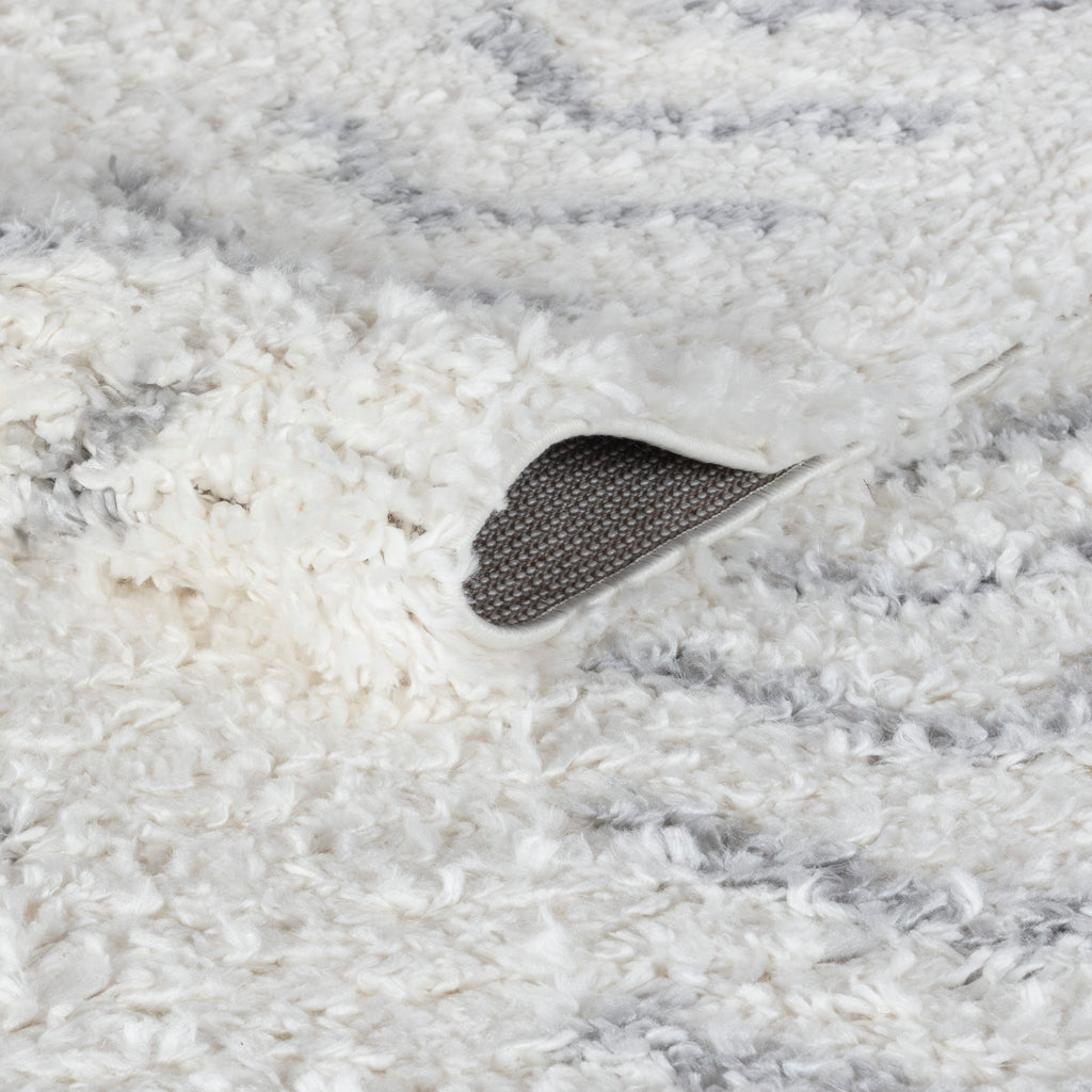 Panama Shaggy 08685A Grey & Cream Carpet – Stylish Contrast with Cozy Texture