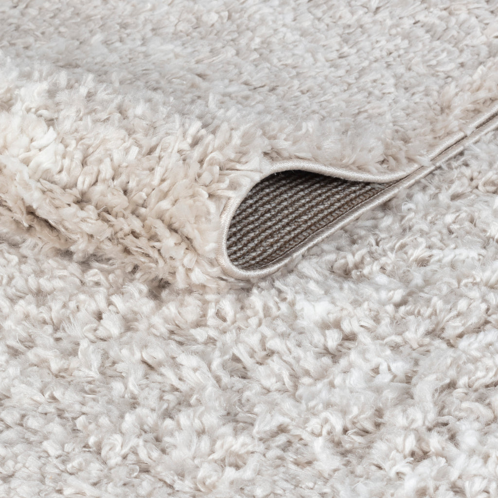 Panama Shaggy 08685A Cream & Light Beige Carpet – Elegant Texture with Subtle Contrast