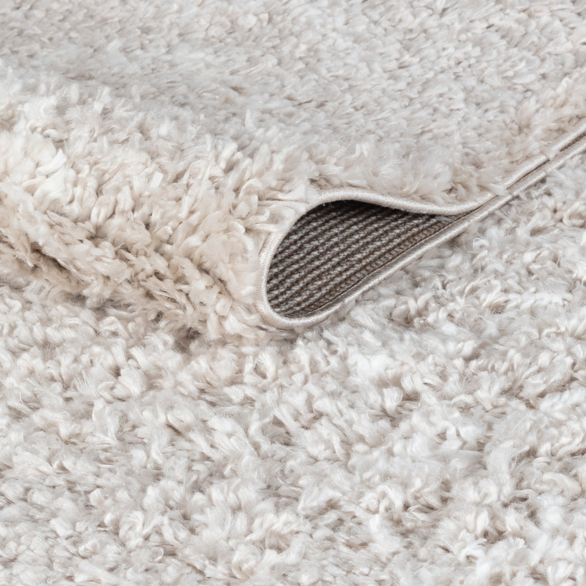 Panama Shaggy 08685A Cream & Light Beige Carpet – Elegant Texture with Subtle Contrast