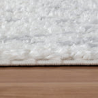 Tapis Panama Shaggy 08697A Gris et Crème – Contraste contemporain avec une texture douce et moelleuse
