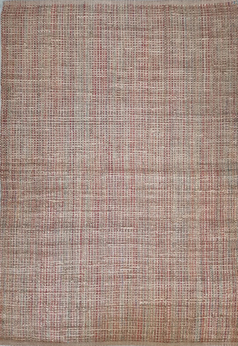 Jute Horizon Rustic Grid Rug – IC-18410 | Handwoven Textured Charm