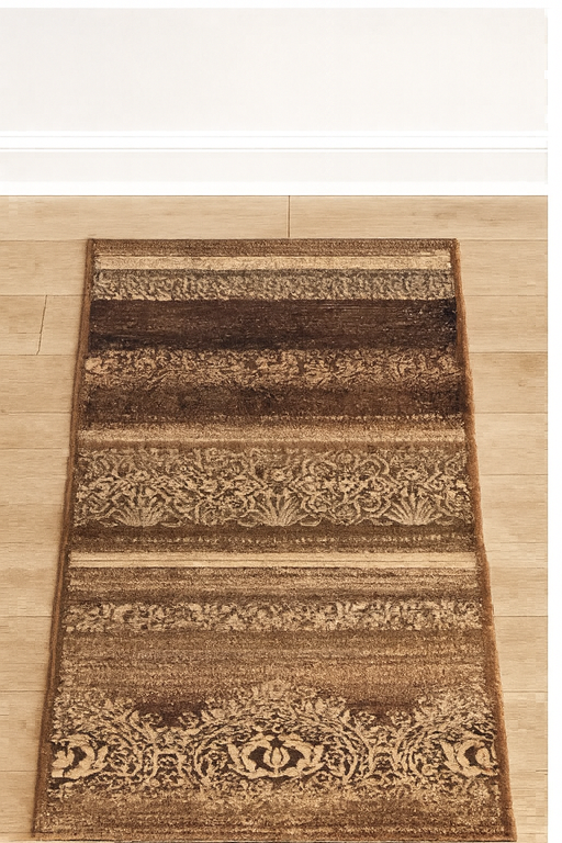 Capital Brown & Beige Vintage Carpet – Classic Geometric Design for Timeless Interiors