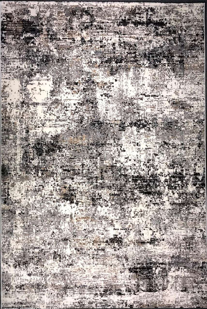 Efes 82 Grey & Black Abstract Carpet – Stylish & Practical for Home Interiors