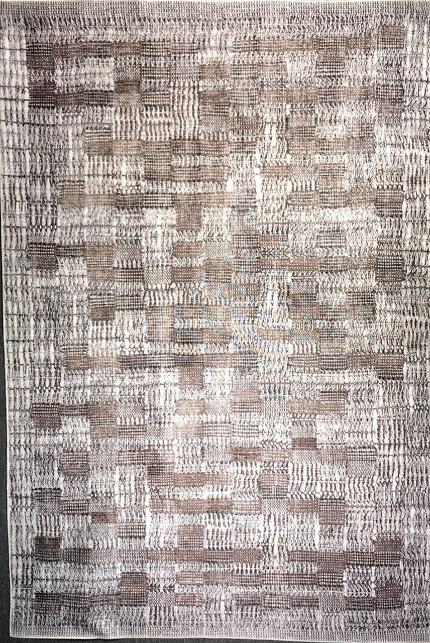 سجادة بانا 44 البنية العصرية - نسيج رقيق مع أناقة دافئة