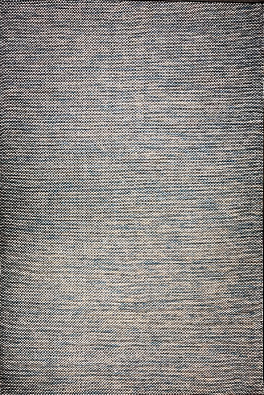 سجادة قطنية بلون أزرق الفطر - ملمس ناعم بتصميم بسيط فني