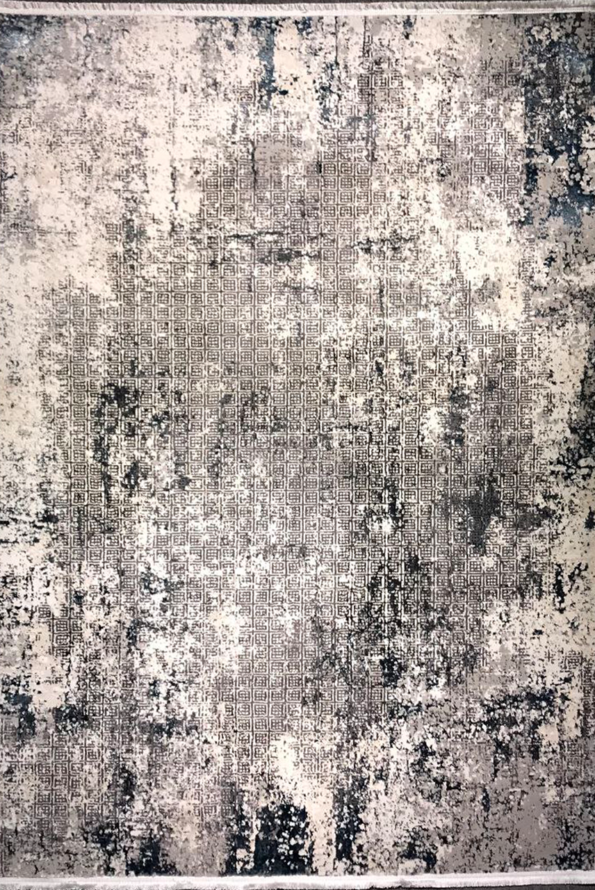 Marble “Blue Mirage” Modern Carpet – Elegant Grey & Blue Harmony