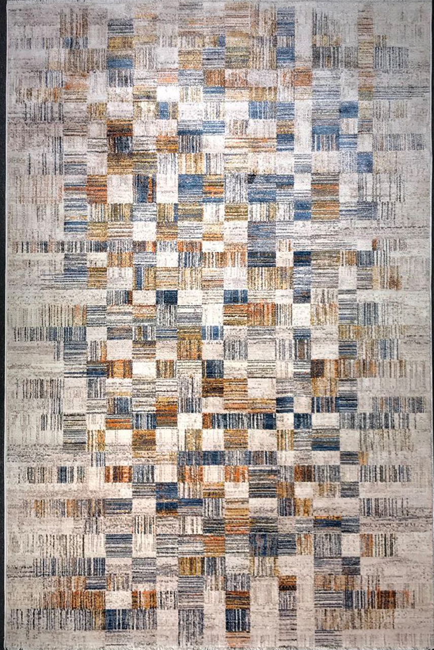 Valeria – Subtle Elegance in Beige Geometric Design