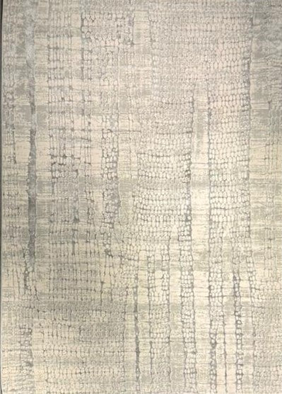 Palma 58 “Silver Stone Texture” Modern Rug – Grey Contemporary Abstract Carpet