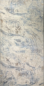 Palma “Ocean Marble” Modern Abstract Rug – Beige & Blue Contemporary Area Carpet