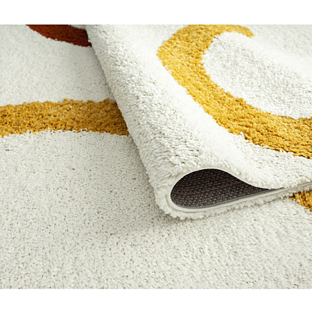 Panama Arch Loop Cream Carpet – Contemporary Artistic Design