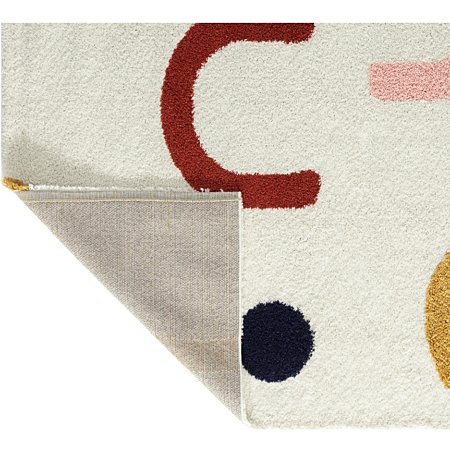 سجادة باناما آرتش لوب كريمية اللون – تصميم فني معاصر