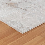 Lagos I185B Cream & Dark Brown Geometric Carpet – Modern Contrast for Elegant Interiors